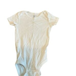 🩷Carter's White Bodysuit Soft Cotton One Piece